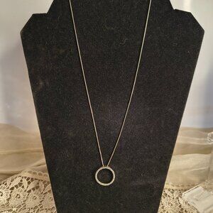 Sterling Silver 925 Circle of Life Necklace